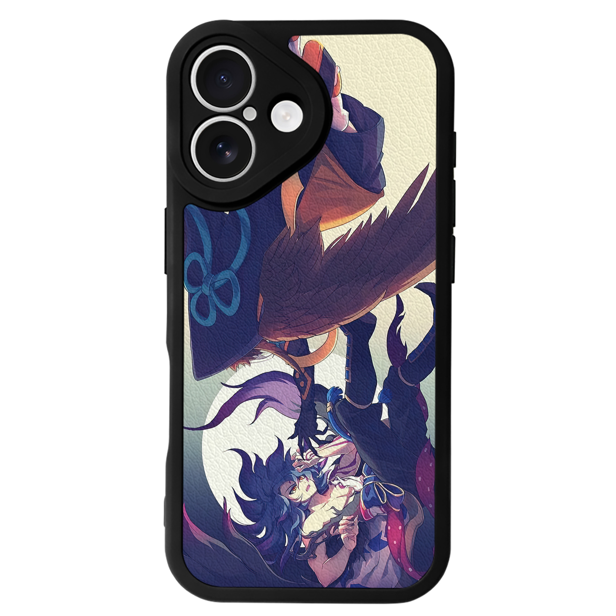 （画像用） 妖怪ウォッチ Yo-kai Watch 【iPhone 16シリーズ対応】シリコンスマホケース（レザー調） 材質：シリコン